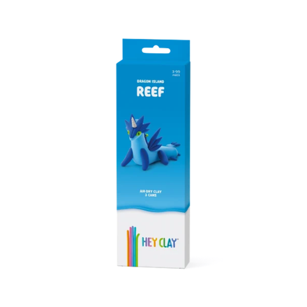 HeyClay Boetseerklei | Dragon Island Reef (3 potjes)