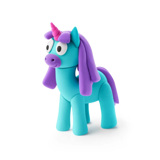 HeyClay Boetseerklei | Rainbow Unicorn Rainy (3 potjes)
