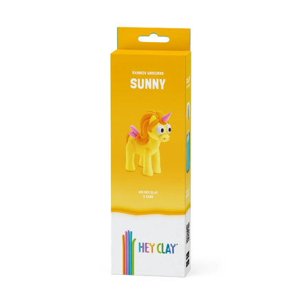HeyClay Boetseerklei | Rainbow Unicorn Sunny (3 potjes)