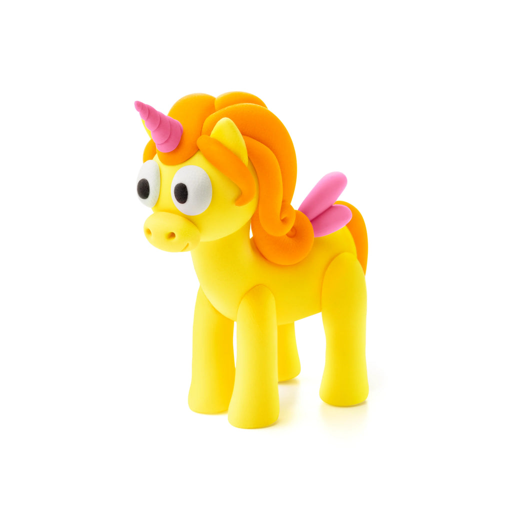 HeyClay Boetseerklei | Rainbow Unicorn Sunny (3 potjes)