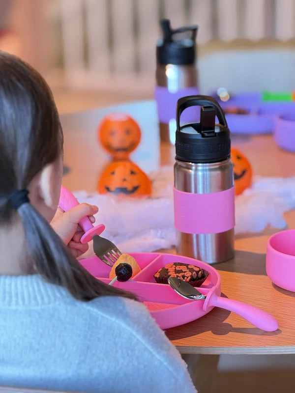 Tress Silicone Lepel en Vork | Bubbly Pink