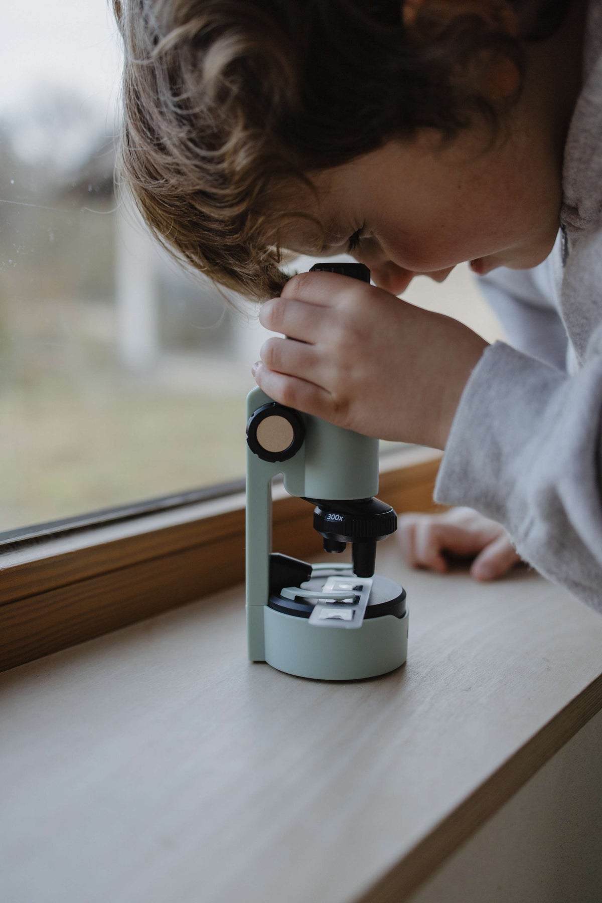 Kidywolf kindermicroscoop groen - productfoto