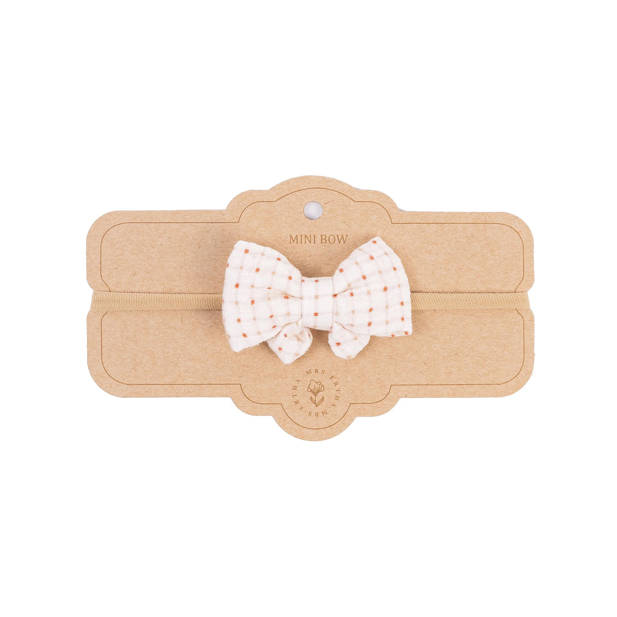 * Mrs. Ertha Little Bow Haarband | Organic Squares