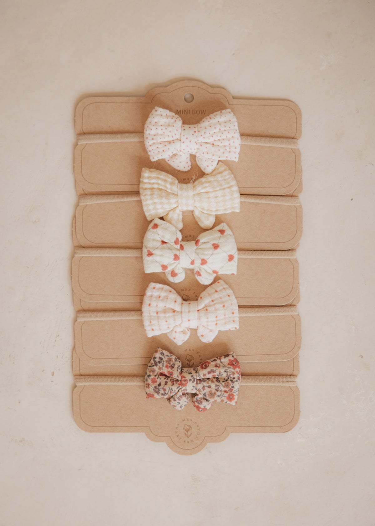* Mrs. Ertha Little Bow Haarband | Organic Squares