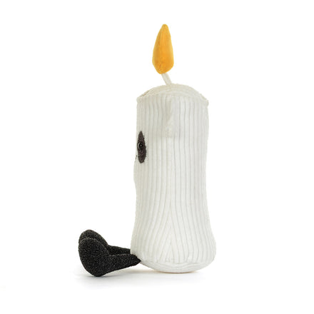 Flickerty Candle kaarsknuffel van Jellycat met Halloween-charme, bij De Gele Flamingo