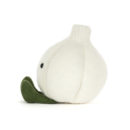 Amuseables Garlic van Jellycat, grappige knuffel om te verzamelen, bij De Gele Flamingo