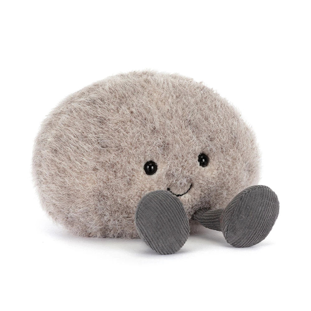 Jellycat Knuffel Amuseables Pebble in zachte pluche stof, te koop bij De Gele Flamingo.