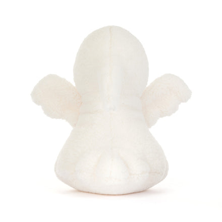Jellycat Ghost Bob, grappige Halloween knuffel voor fans van bijzondere Jellycat personages bij De Gele Flamingo