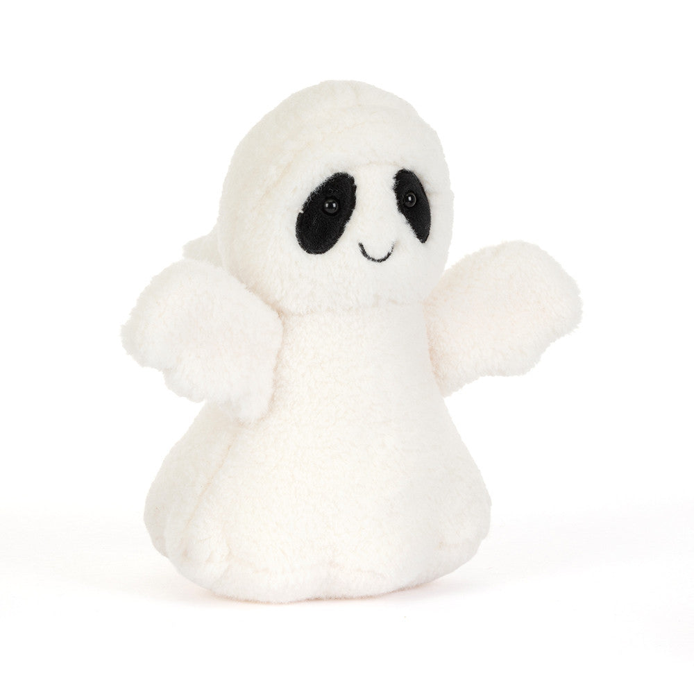Jellycat Ghost Bob knuffel, het eigenzinnige spookje uit de Jellycat-wereld, te koop bij De Gele Flamingo