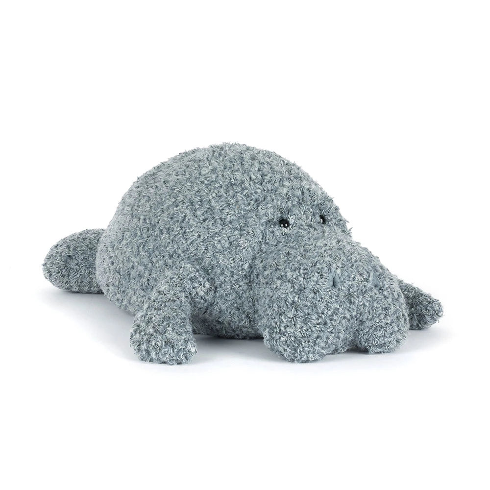 Jellycat Knuffel Maffles Manatee in zachte pluche stof, te koop bij De Gele Flamingo.