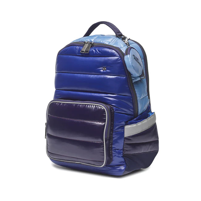 Jeune Premier New Bobbie rugzak Puffer Blue zijaanzicht