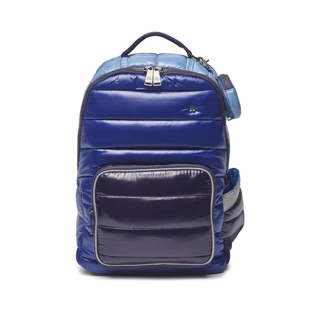 Jeune Premier New Bobbie rugzak Puffer Blue vooraanzicht