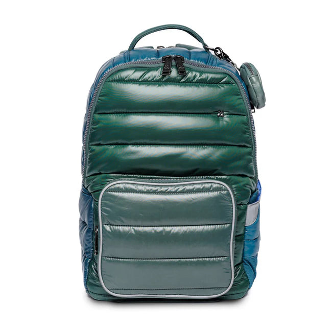 Jeune Premier New Bobbie rugzak Puffer Green vooraanzicht