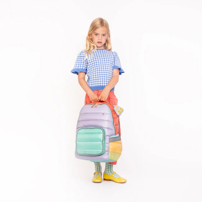 Jeune Premier New Bobbie Puffer Pastel Party rugzak binnenkant