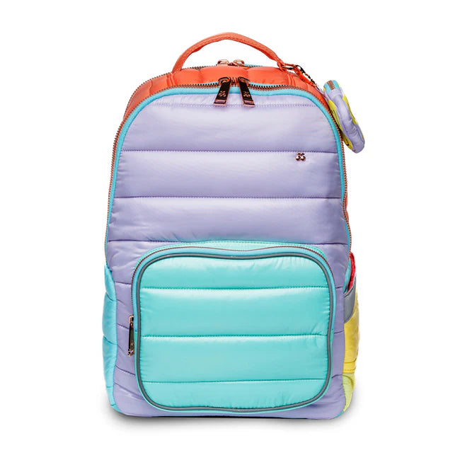 Jeune Premier New Bobbie rugzak Puffer Pastel Party vooraanzicht