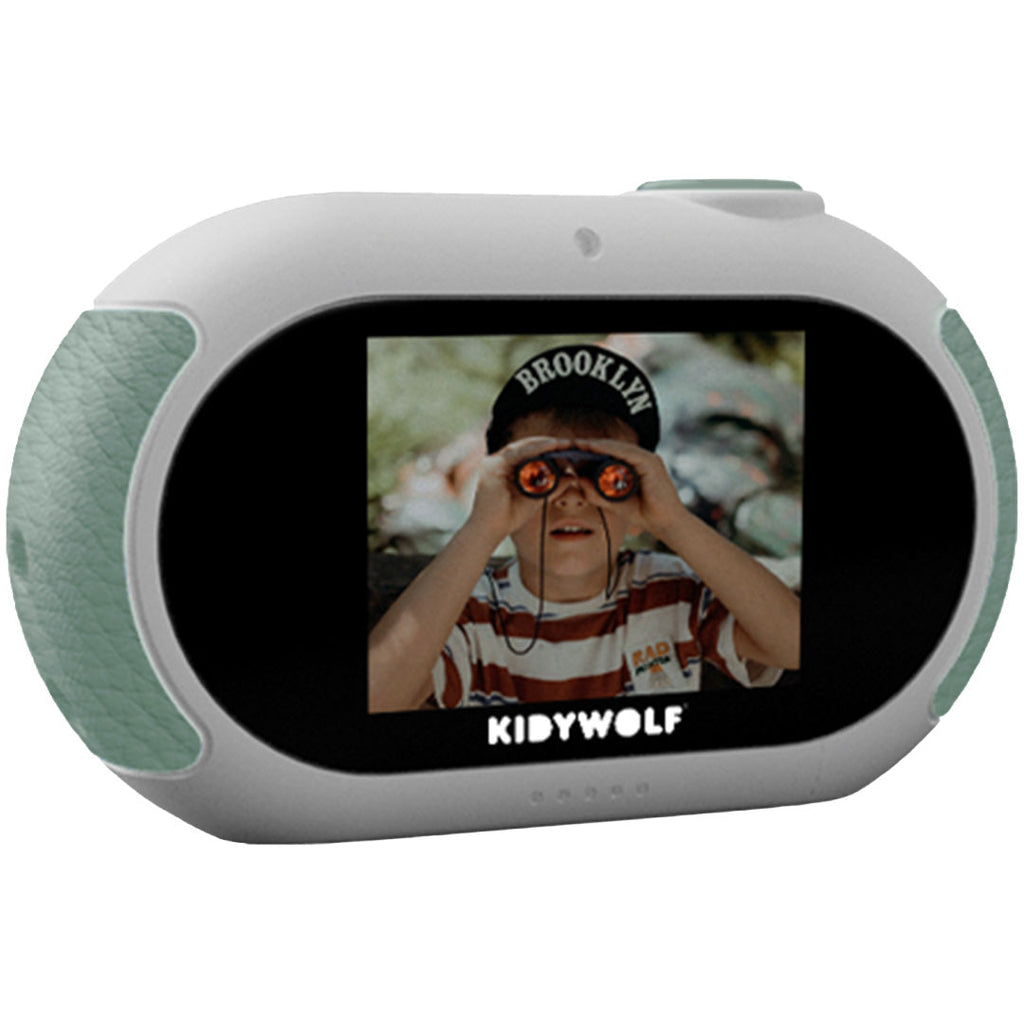 Kidywolf Kidycam Go Minicamera Met Touchscreen Groen, de camera van een andere kant