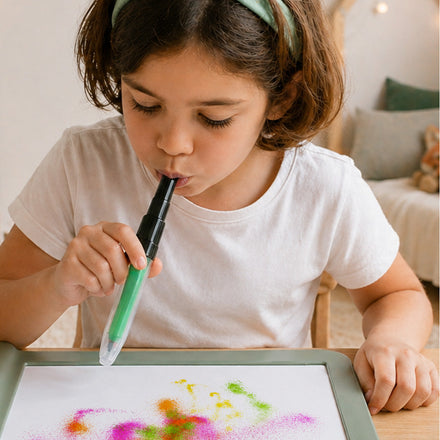 Kidywolf Kidydraw Kit Creatieve Set 6 Blaaspennen, de set blaaspennen