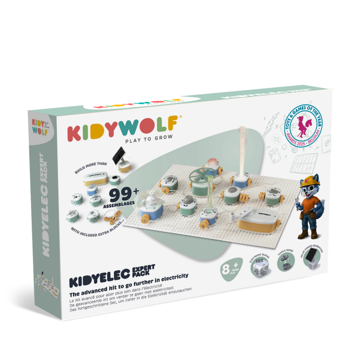 Kidywolf Kidyelec Expert - verpakking met 18 elektronische blokken