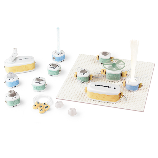 Kidywolf Kidyelec Starter - verpakking met 11 elektronische blokken