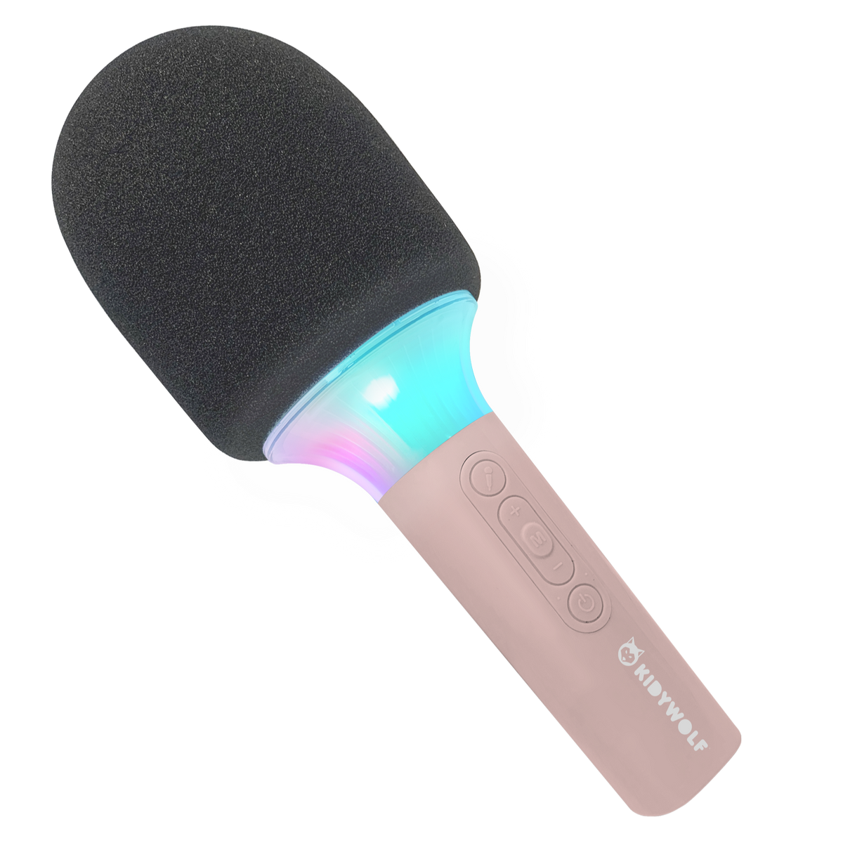Kidywolf Kidymic karaokemicrofoon roze - vooraanzicht