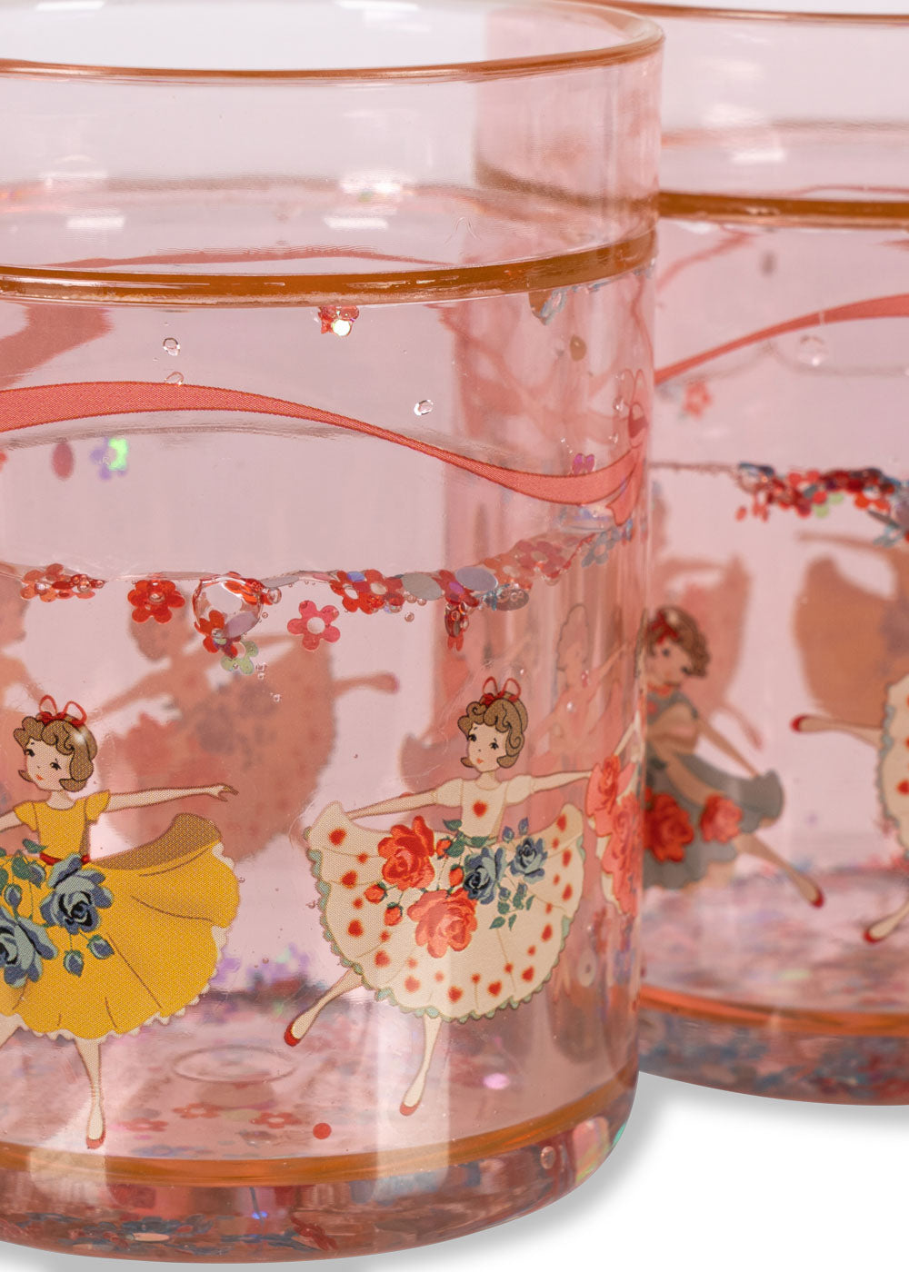 Konges Sløjd glitter drinkbekers Tip Toe Twinkle set van 2