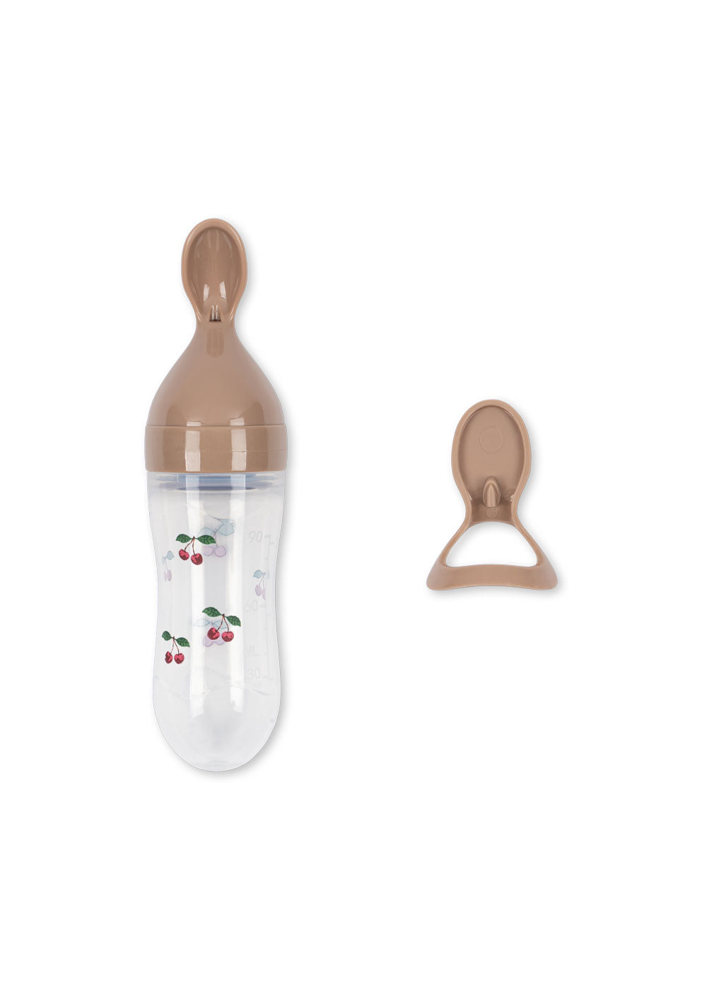 Konges Sløjd Food Feeding Set in Cherry Blush voor baby's vanaf 6 maanden, bij De Gele Flamingo