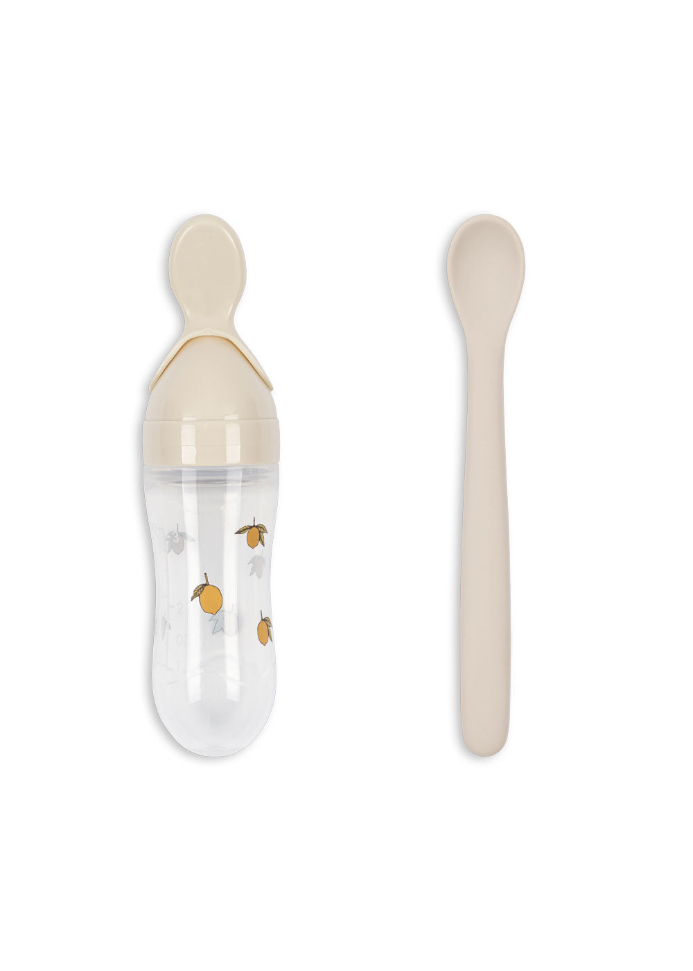 Konges Sløjd Food Feeding Set in Lemon met BPA vrije materialen, bij De Gele Flamingo