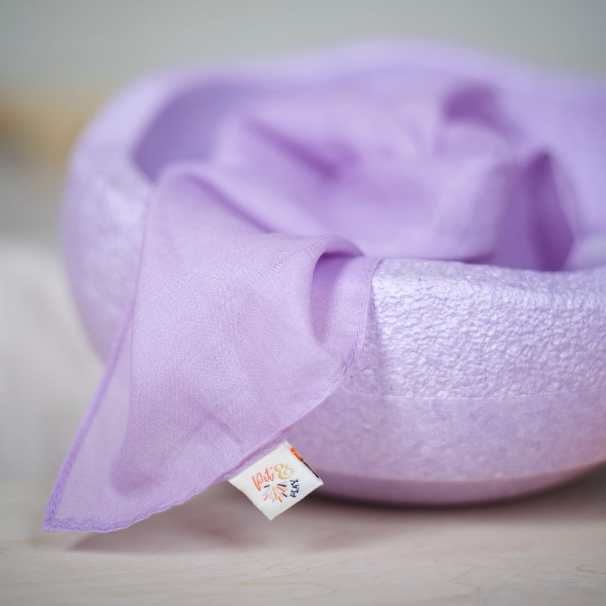 Pit & Play Pastel Speeldoek 48x48cm | Lila