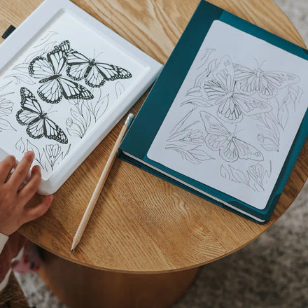 Kidywolf Kidydraw Pad Animals - detail van een dierentekening