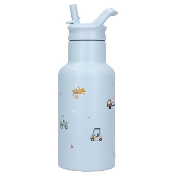 Kidzroom RVS Thermo Drinkfles Little Story van 350 ml, te koop bij De Gele Flamingo.