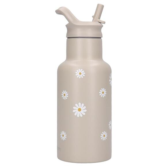 Kidzroom RVS Thermo Drinkfles Nostalgia Beige van 350 ml roestvrij staal, bij De Gele Flamingo.