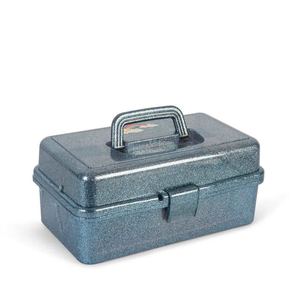 Konges Sløjd Creative Hobby Caddy | Glitter Blue