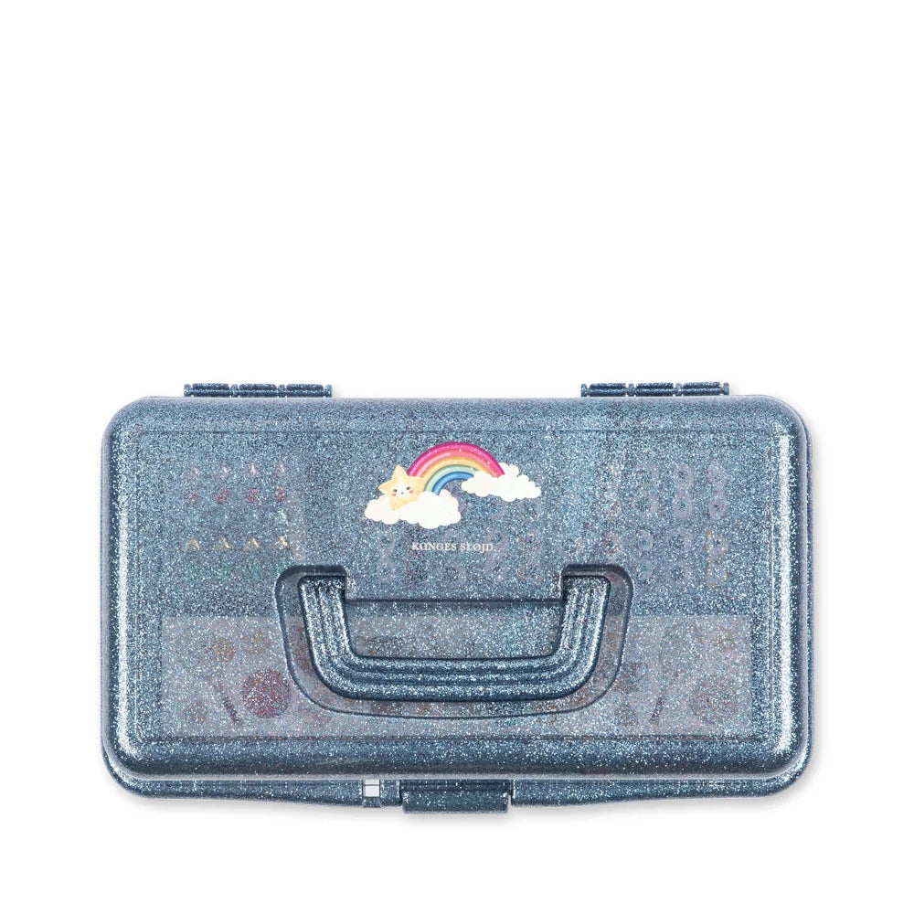 Konges Sløjd Creative Hobby Caddy | Glitter Blue