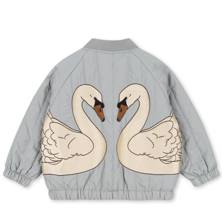 Konges Sløjd Juno Bomber Jas Sleet met warme polyestervulling voor frisse dagen, bij De Gele Flamingo