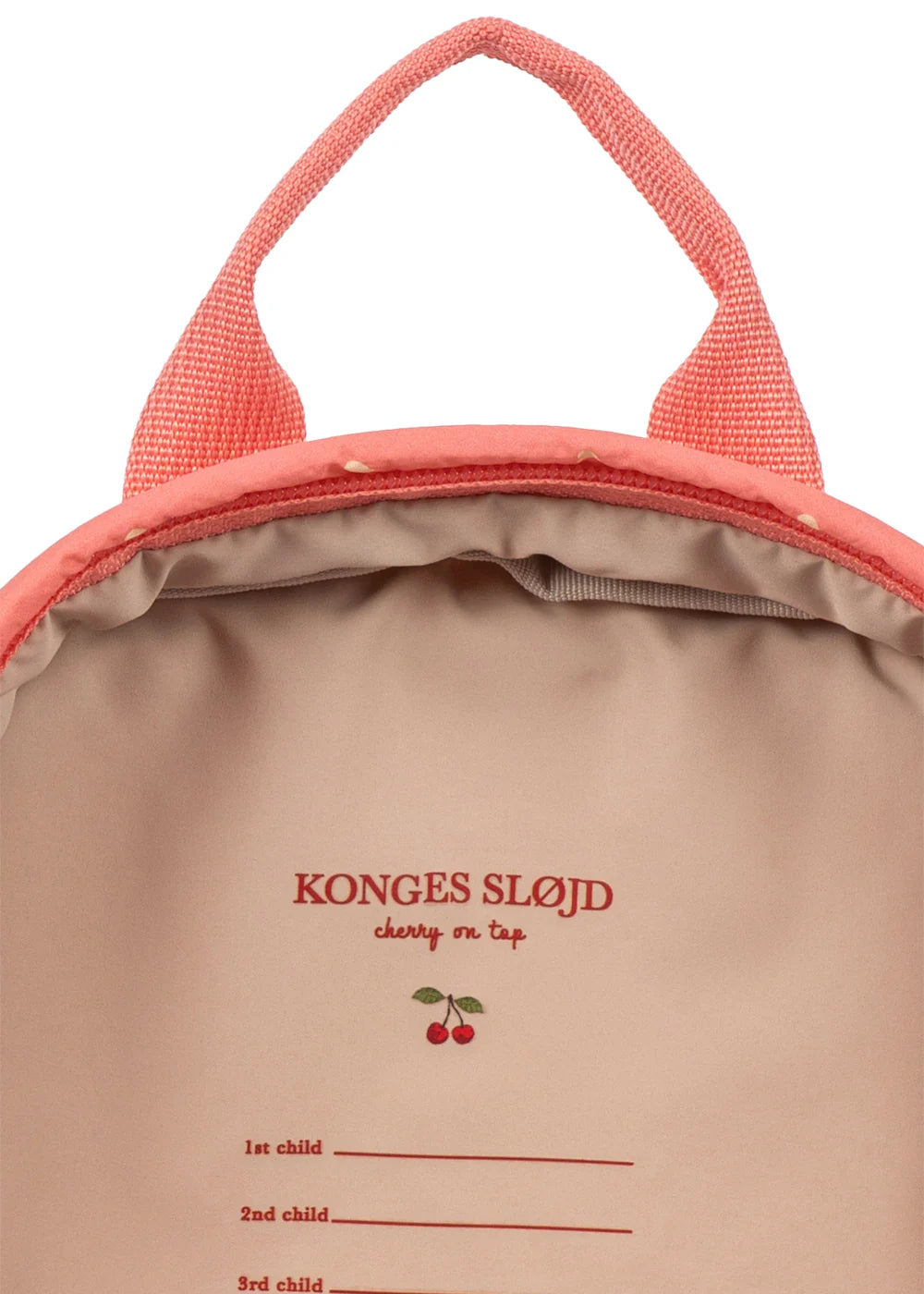 Konges Sløjd Juno Mini Rugzak Coeur Feathers is waterafstotend en winddicht, bij De Gele Flamingo