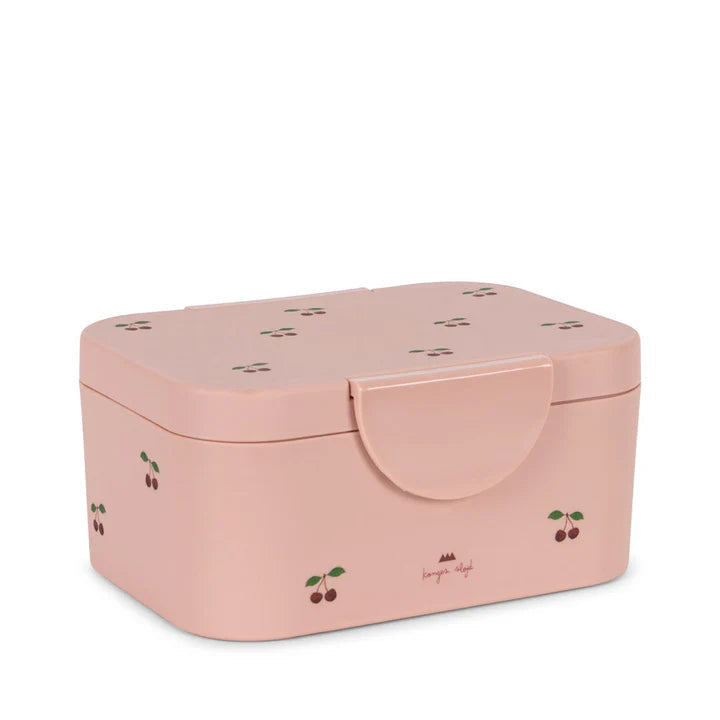 Konges Sløjd brooddoos in Cherry Pink, vooraanzicht van de lunchbox