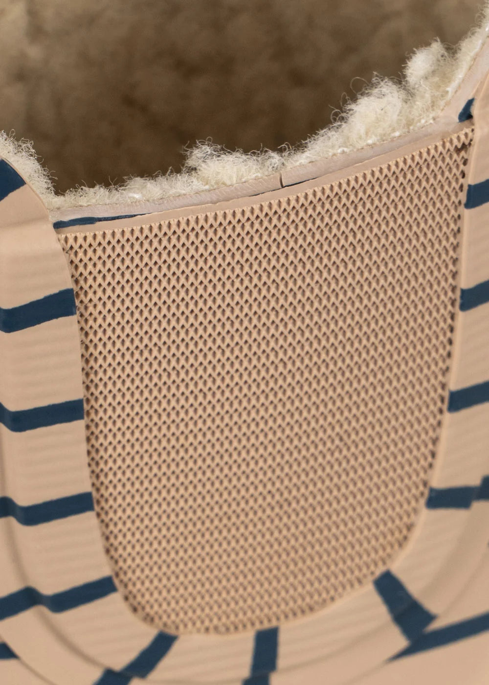 Konges Sløjd Roi Regenlaarzen Stripe La Mer, ideaal om in plassen te springen, bij De Gele Flamingo