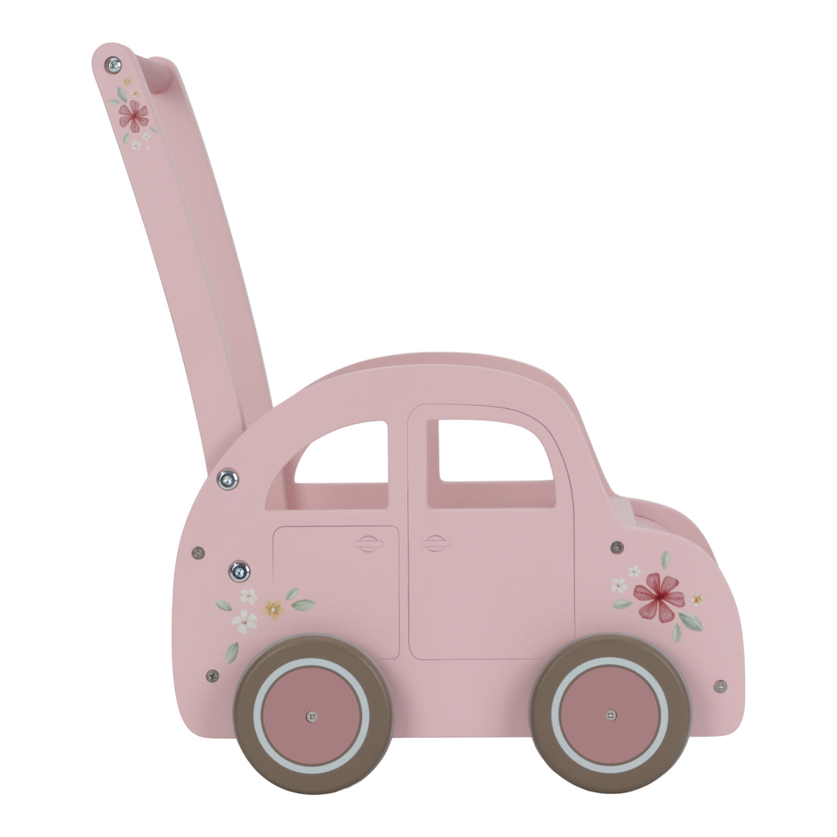* Little Dutch Houten Vintage Duwkar Loopwagen | Pink