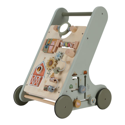 * Little Dutch Houten Activiteiten Loopwagen FSC Little Farm