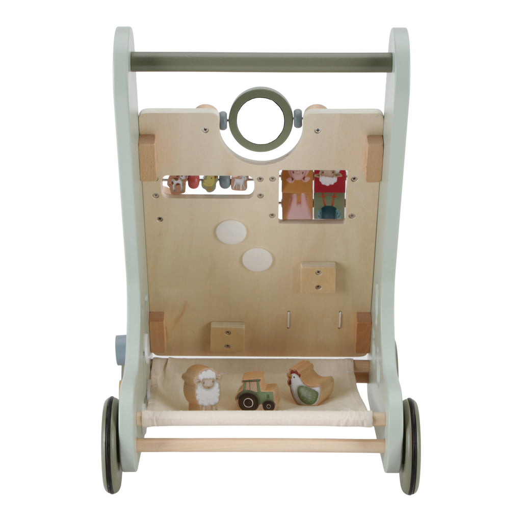 * Little Dutch Houten Activiteiten Loopwagen FSC Little Farm