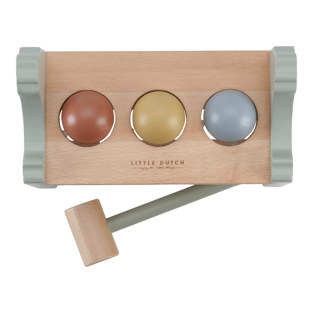 * Little Dutch Houten Hamerbank Met Ballen | Little Farm
