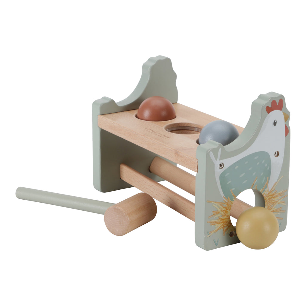 * Little Dutch Houten Hamerbank Met Ballen | Little Farm