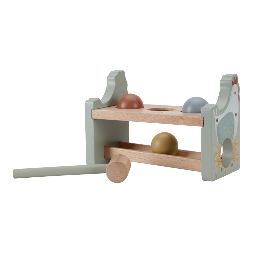 * Little Dutch Houten Hamerbank Met Ballen | Little Farm