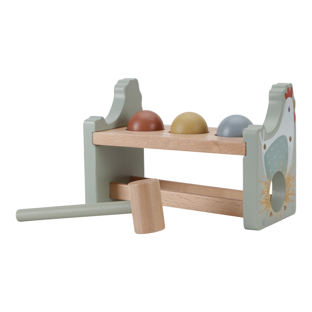 * Little Dutch Houten Hamerbank Met Ballen | Little Farm