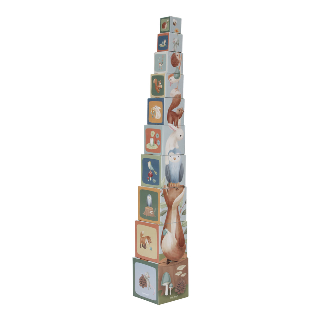 * Little Dutch Kartonnen Stapeltoren Forest Friends Fsc