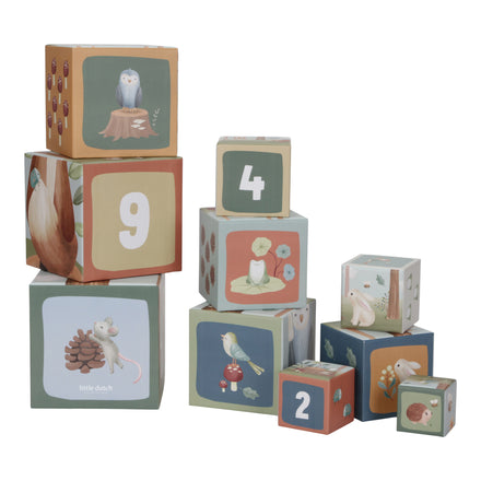 * Little Dutch Kartonnen Stapeltoren Forest Friends Fsc