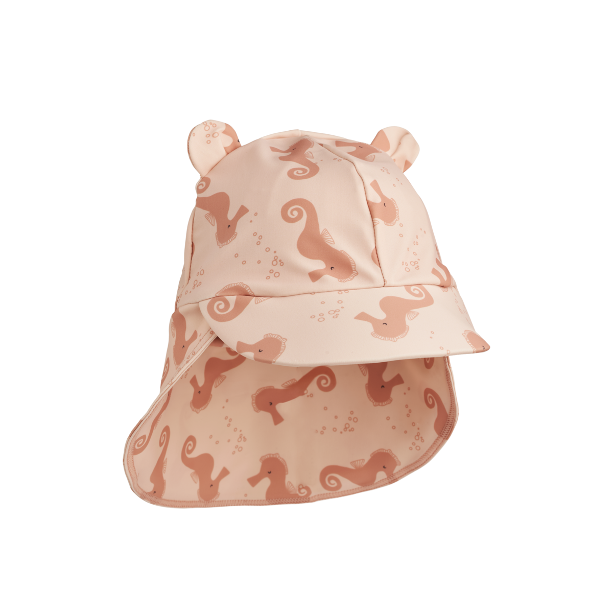 * Liewood Senia UV Zonnehoedje Met Oortjes | Seahorse / Apple blossom
