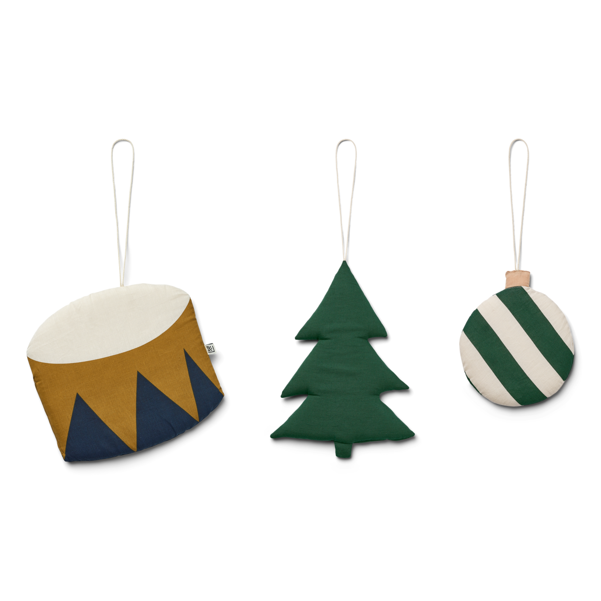 * Liewood Leonardo Wall Decoration 3-Pack | Christmas Holiday Sandy Mix