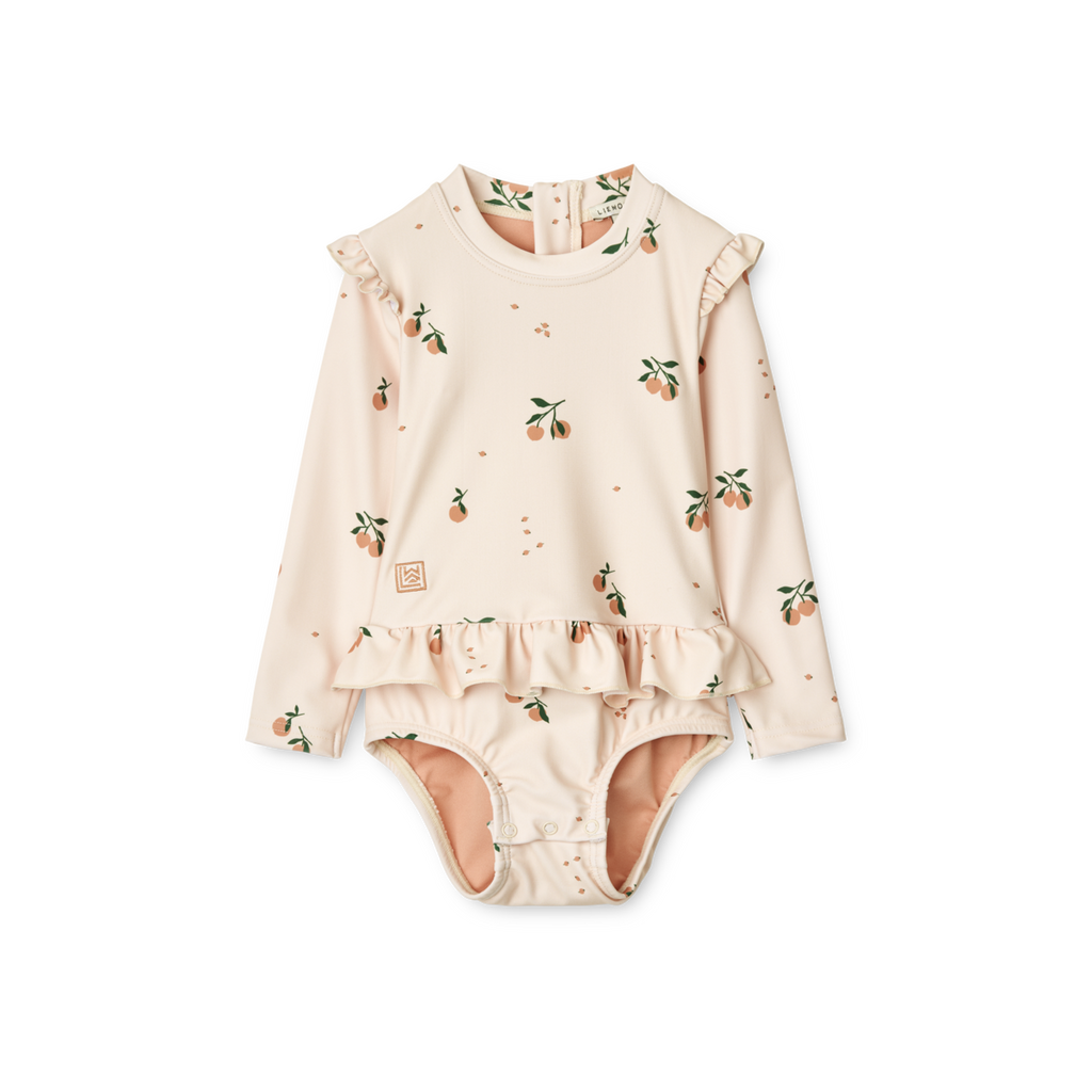 * Liewood Sille Baby UV Badpak | Peach / Sea Shell