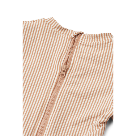 * Liewood Sille Seersucker Badpak | Y/D stripe Pale tuscany / Creme de la creme